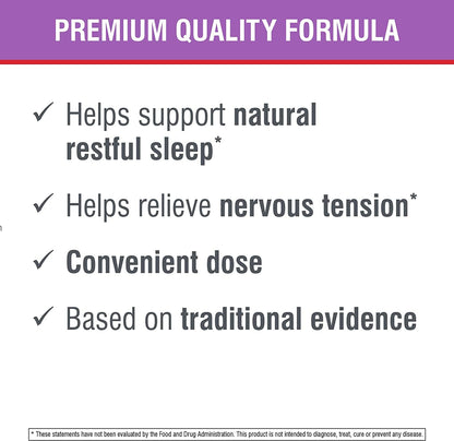 Swisse Sleep Valerian Root Capsules | Melatonin Free Sleep Support | 120 Tablets