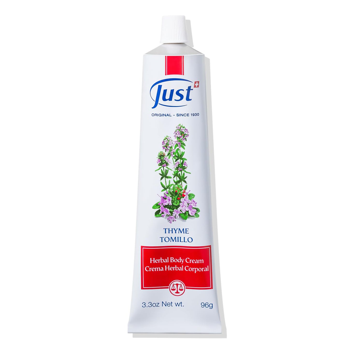 SwissJust Thyme Cream 96g – Massage Cream with Camphor & Essential Oils
