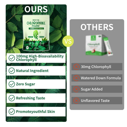 Swiyie Chlorophyll Powder – 100mg for Drinking (10g x 30 Packets) – Detox & Gut Support