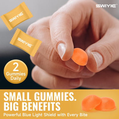 Swiyie Lutein Gummies – Eye Vitamin & Mineral Support with 20mg Lutein & 4mg Zeaxanthin | 60 Gummies