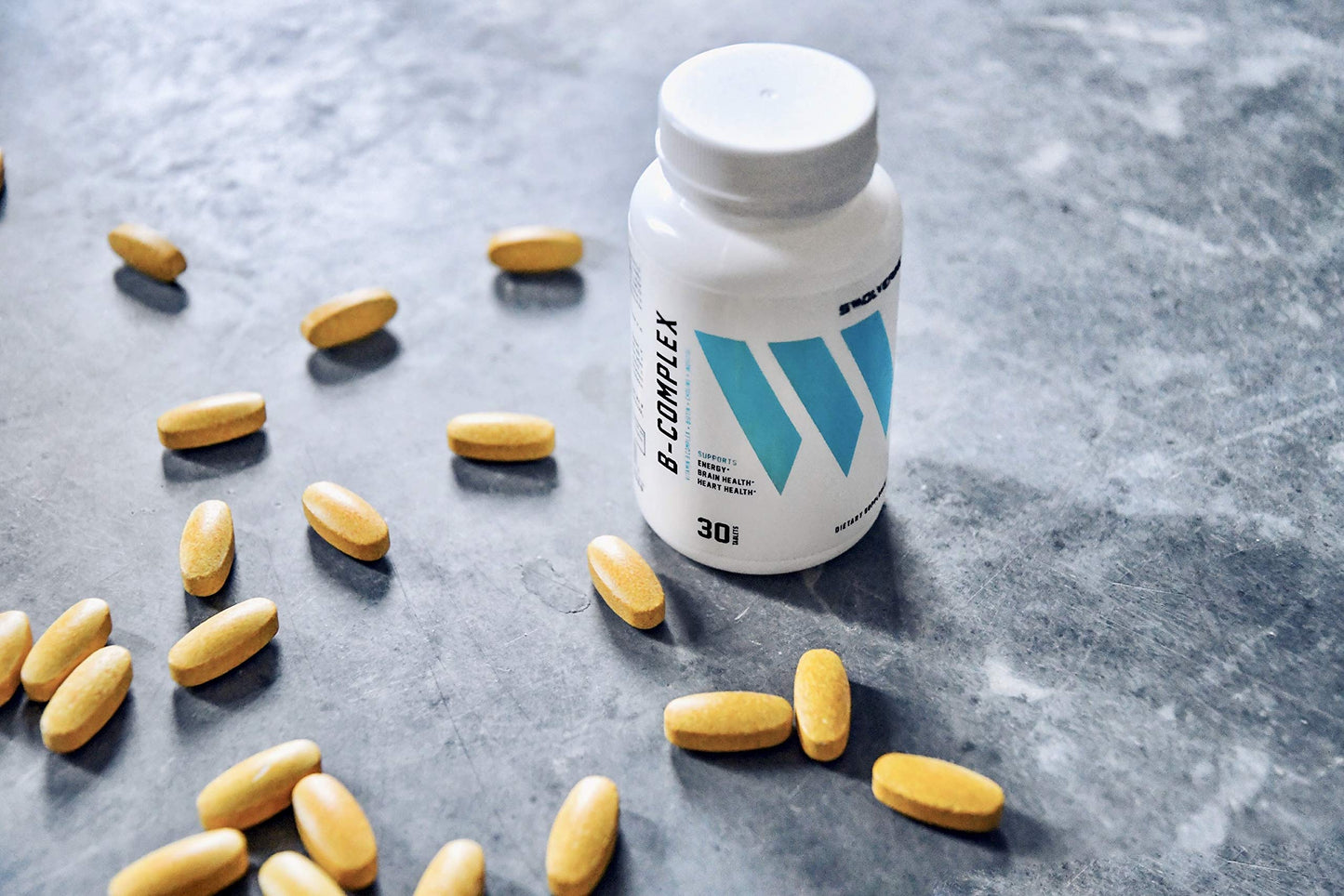 Swolverine B-Vitamin Complex | B-Complex with B12, B1, B2, B3, B5, B6, B7, B9, Choline, Inositol & Biotin – Energy, Stress & Immune Support (30 Servings)