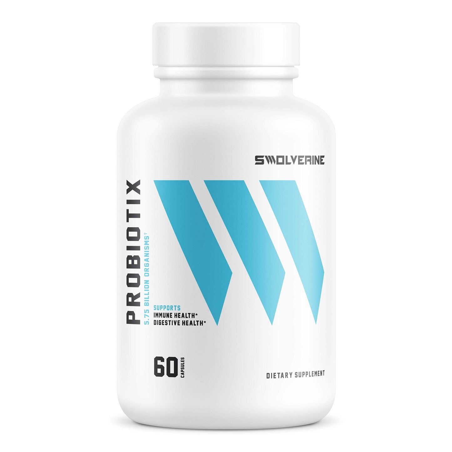 Swolverine Probiotix Probiotic Supplement | Digestive, Gut & Immune Support | DE111 Bacillus Subtilis