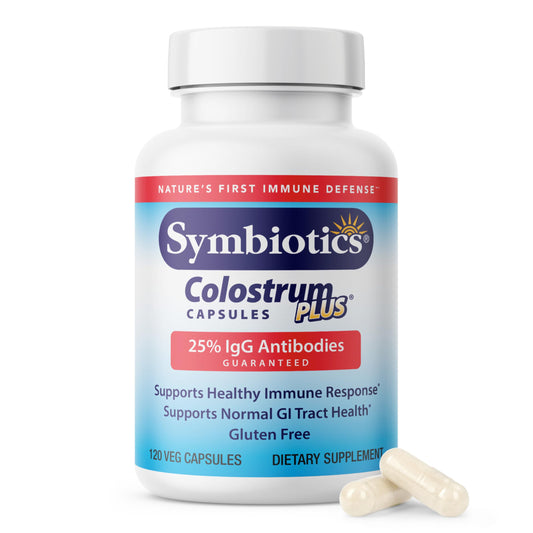 Symbiotics Colostrum 120ct Vegetarian Capsules – Immunity Support, Gluten Free BritishVita | Premium UK Vitamins & Wellness Supplements