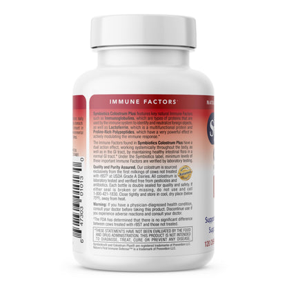 Symbiotics Colostrum 120ct Chewables Plus – Immunity & Digestion