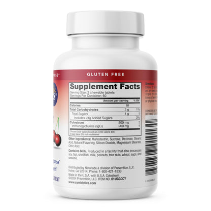 Symbiotics Colostrum 120ct Chewables Plus – Immunity & Digestion