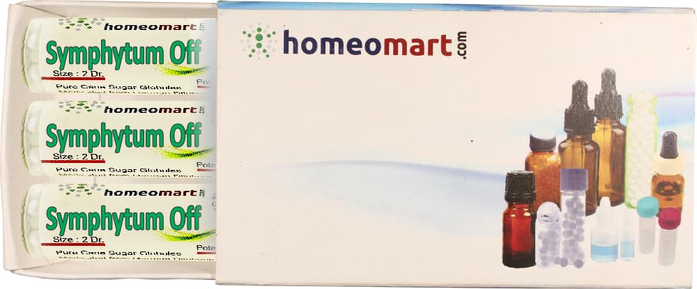 homeomart.com Symphytum Officinale Homeopathy Pellets (Pills) in 10M Potency, Pack of 3