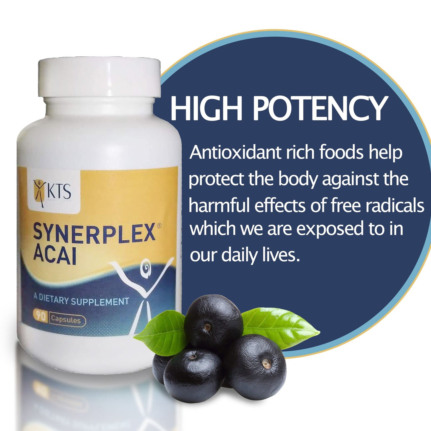 Synerplex Acai Capsules – All Natural Superfood for Overall Health | Berry Supplement