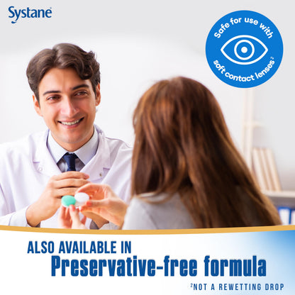 Systane Complete Lubricant Eye Drops Twin Pack — Fast Hydration & Long-Lasting Relief