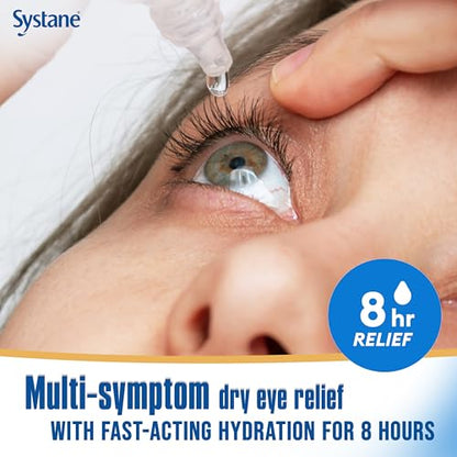 Systane Complete Lubricant Eye Drops Twin Pack — Fast Hydration & Long-Lasting Relief