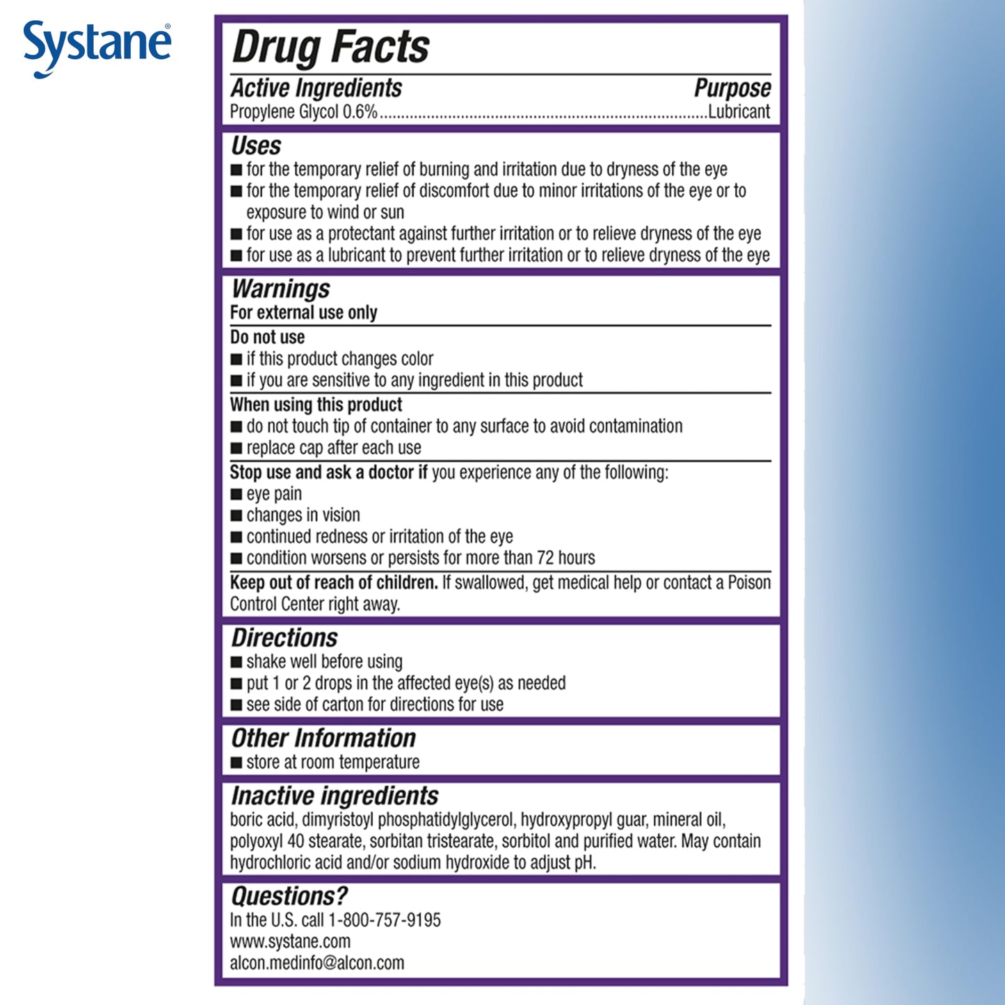 Systane COMPLETE PF Multi-Dose Preservative Free Dry Eye Drops 10ml