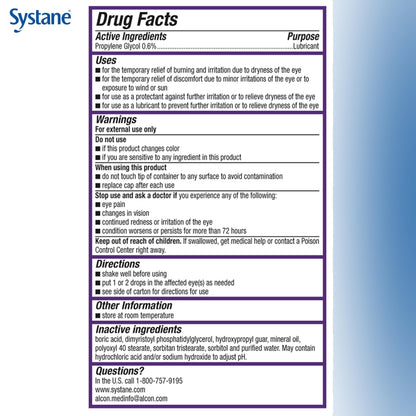 Systane COMPLETE PF Multi-Dose Preservative Free Dry Eye Drops 10ml