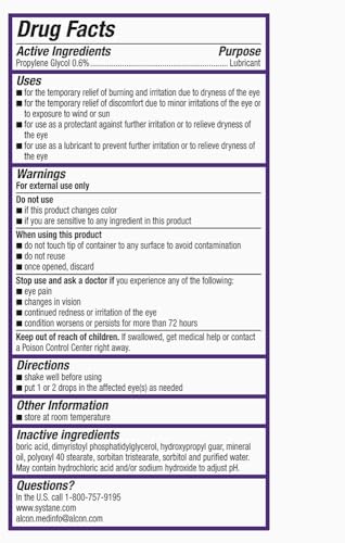Systane Complete Unit-Dose Preservative-Free Eye Drops – 30 Vials for On-the-Go Dry Eye Relief