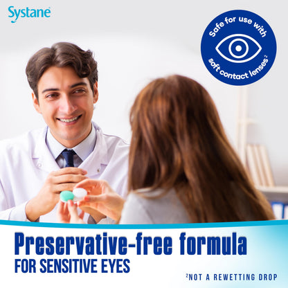 Systane Hydration Pf Lubricant Eye Drops 10ml | Preservative-Free Moisture for Dry Eyes