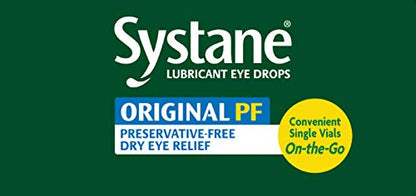 Systane Long Lasting Lubricant Eye Drops Vials – 30 Count | Doctor-Recommended Artificial Tears