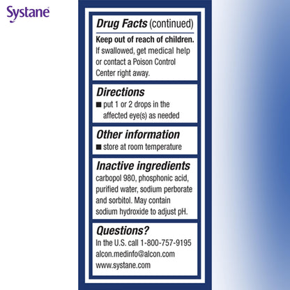 Systane Lubricant Eye Gel Nighttime 0.35 oz | Overnight Dry Eye Protection