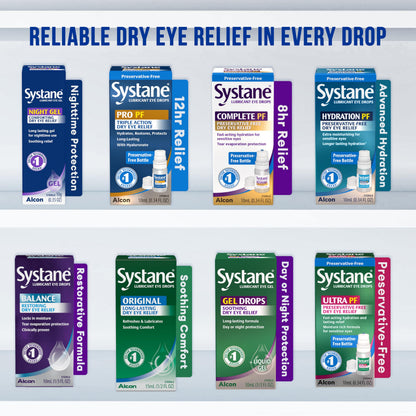 Systane Lubricant Eye Gel Nighttime 0.35 oz | Overnight Dry Eye Protection