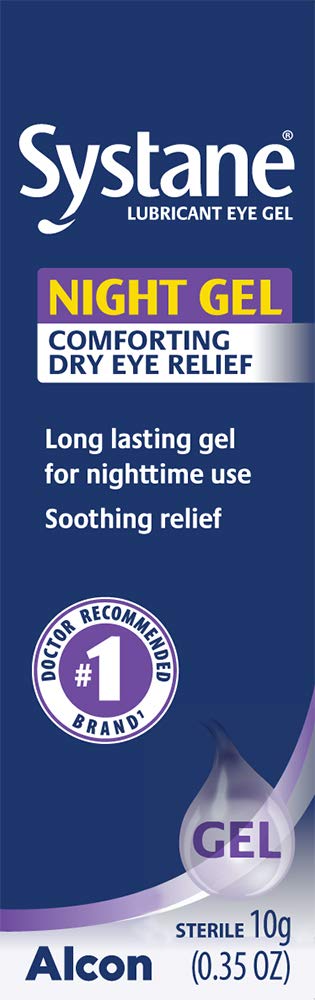 Systane Lubricant Eye Gel Nighttime 0.35 oz | Overnight Dry Eye Protection