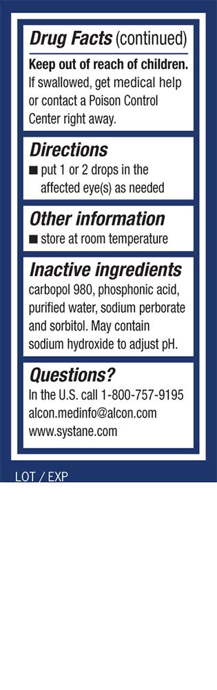 Systane Lubricant Eye Gel Nighttime 0.35 oz | Overnight Dry Eye Protection