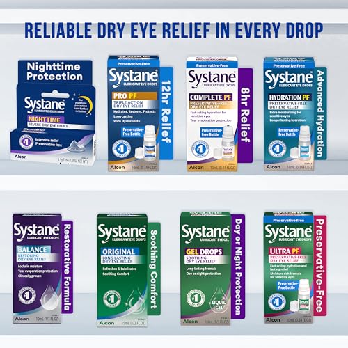 Systane Nighttime Lubricant Eye Ointment 3.5g Tube | Overnight Dry Eye Relief