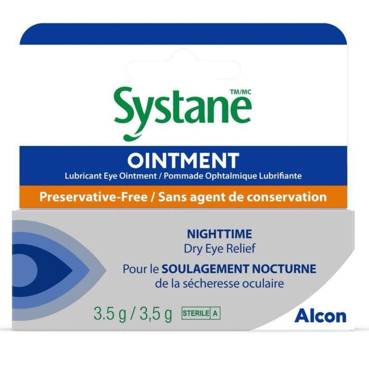Systane Nighttime Lubricant Eye Ointment 3.50 g | Pack of 3