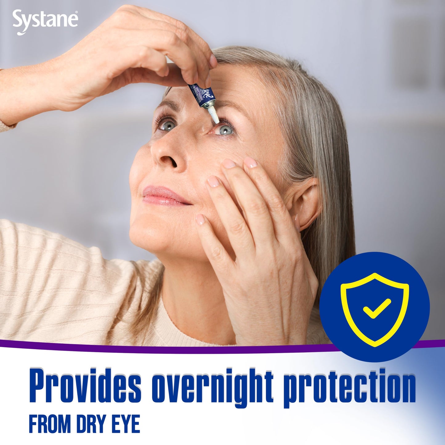Systane Nighttime Lubricant Eye Ointment 3.5g Tube | Overnight Dry Eye Relief