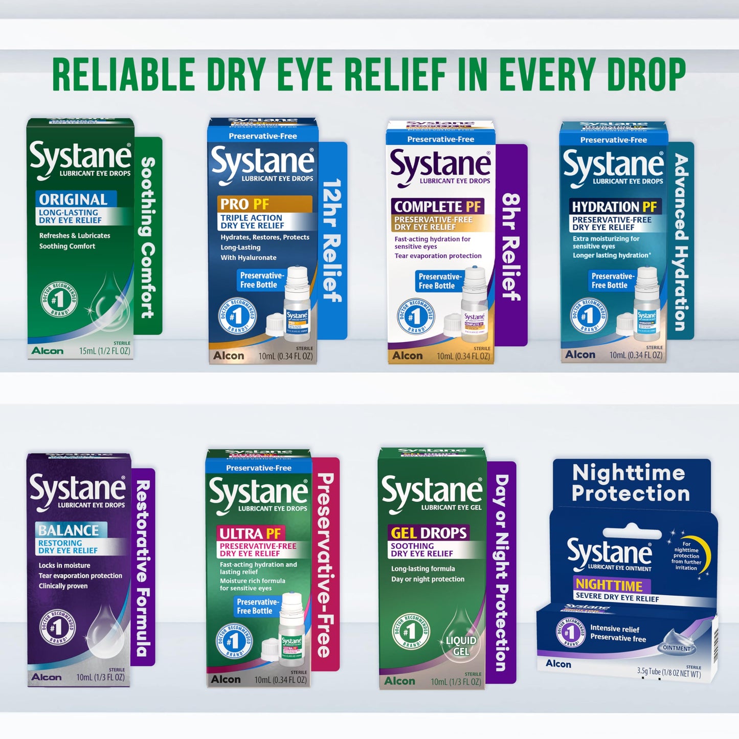 Systane Eye Lubricant Drops 1 oz — Lasting Moisture & Gentle Comfort