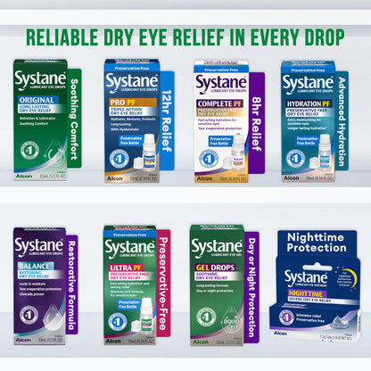 Systane Eye Lubricant Drops 1 oz — Lasting Moisture & Gentle Comfort
