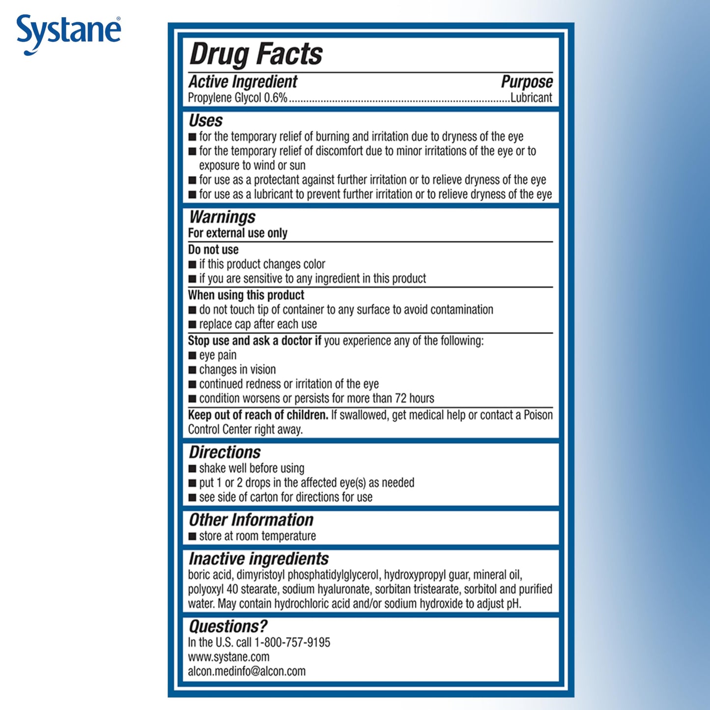 Systane PRO PF Multi-dose Preservative-Free Lubricant Eye Drops (2 Count) – Up to 12 Hours of Relief