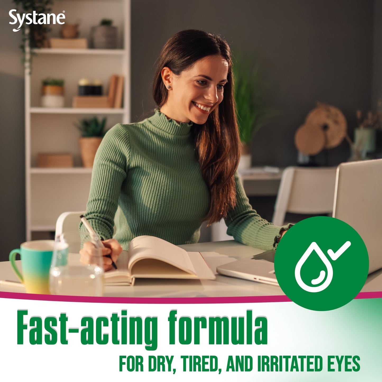 Systane Ultra Lubricant Eye Drops – 60 Count | Extended Protection & Fast Relief