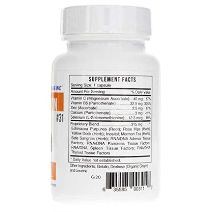 Systemic Formulas #31 Ga-Adrenal: Adrenal Support & pH Balance