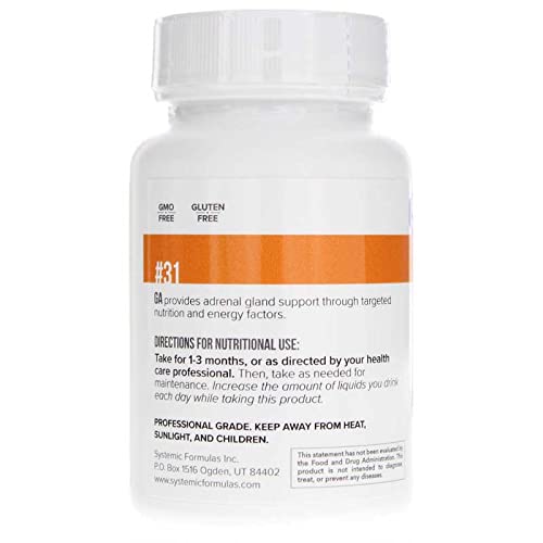 Systemic Formulas #31 Ga-Adrenal: Adrenal Support & pH Balance
