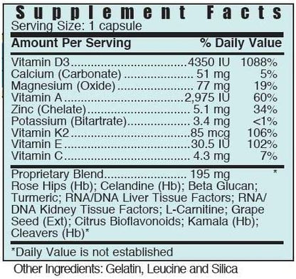 Systemic Formulas DV3 BioNutriment Vitamin D3 Plus Immune Support | Vitamin D3 + K2 Immune Support
