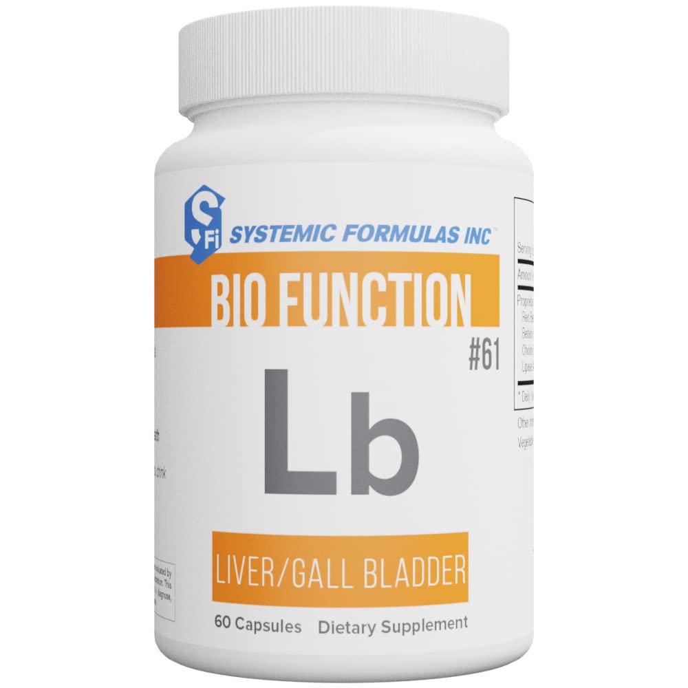 Systemic Formulas Lb Liver & Gall Bladder Support – 60 Capsules | Bio Function #61 | Red Beet Root