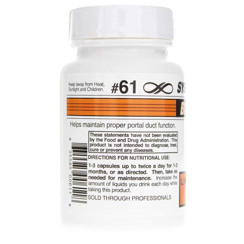 Systemic Formulas Lb Liver & Gall Bladder Support – 60 Capsules | Bio Function #61 | Red Beet Root