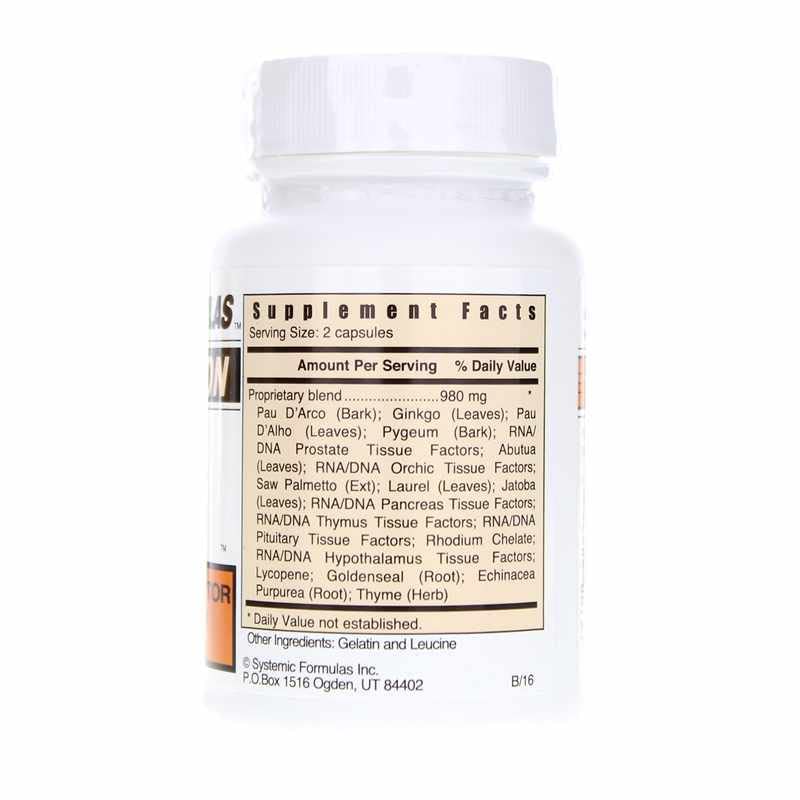 Systemic Formulas MPC Prostata Corrector #72 – 60 Capsules for Prostate Health & Circulation
