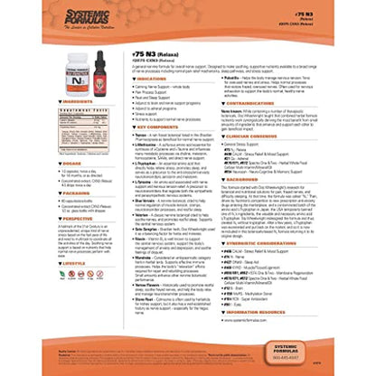 N3 Relaxa 60 Capsules by Systemic Formulas – Nervous System Support