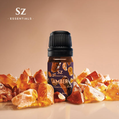 SZ Essentials Amber Essential Oil - 0.17oz (5ml) Pure & Undiluted