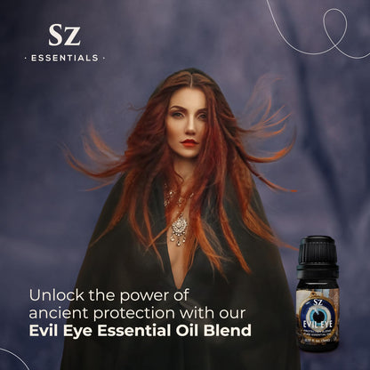 Sz Essentials Evil Eye Protection Pure Essential Oil Blend – 5ml | Therapeutic Grade, Vegan