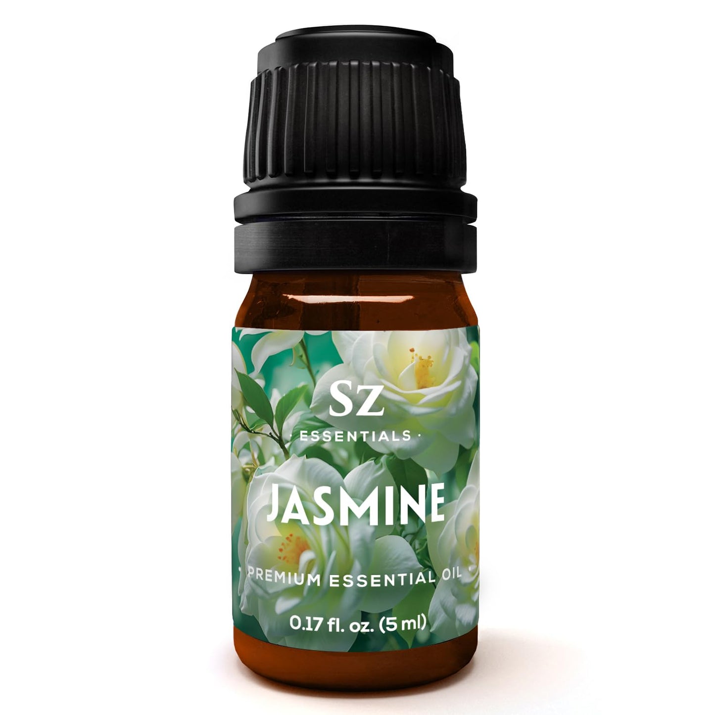 Sz Essentials Jasmine Absolute Essential Oil – Pure 0.17oz (5mL) – 4 Jasminum Species