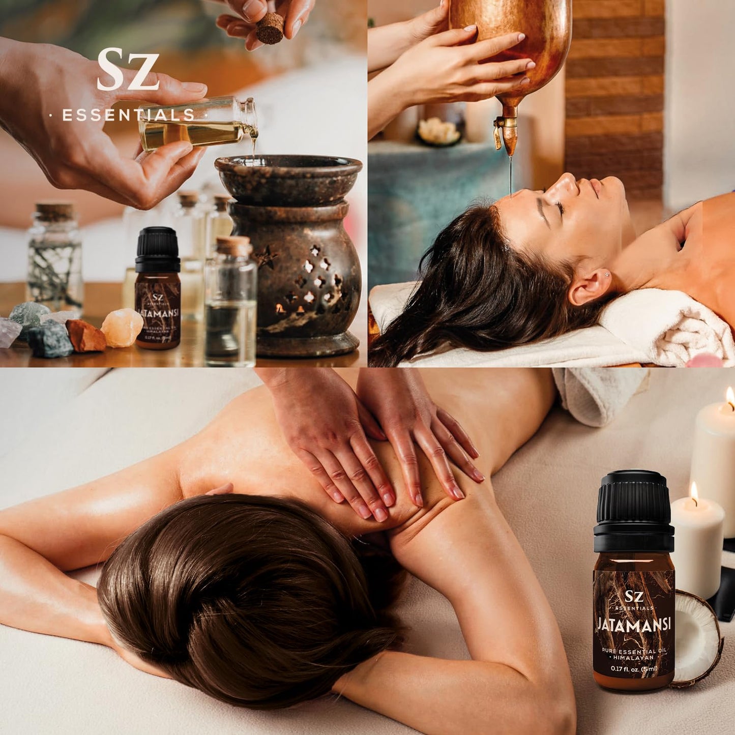Sz Essentials Jatamansi Essential Oil – Pure Spikenard, Therapeutic Grade