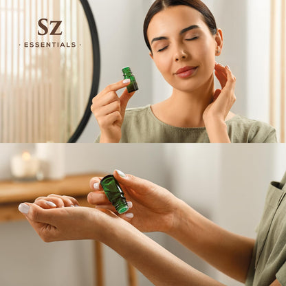 Sz Essentials Kaffir Lime Leaf Essential Oil – 100% Pure & Undiluted, Therapeutic Grade, Vegan (5ml)