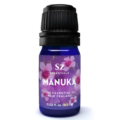 Sz Essentials Manuka Essential Oil – 100% Pure & Natural, New Zealand, 0.17 fl oz (5ml)