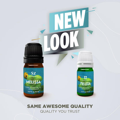 Melissa Essential Oil - 100% Pure & Undiluted (Lemon Balm) | SZ Essentials