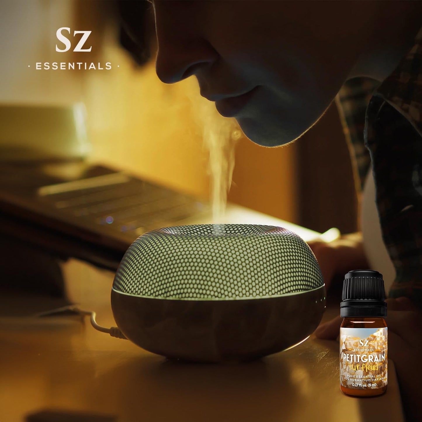 Sz Essentials Petitgrain Sur Fleurs Essential Oil – 100% Pure & Therapeutic Grade