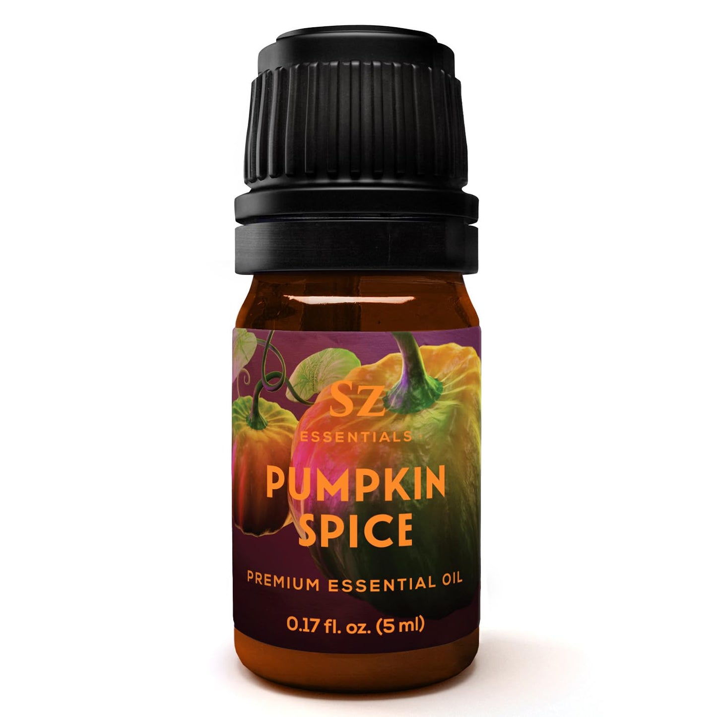 Sz Essentials Pumpkin Spice Essential Oil Blend for Diffuser & Humidifier – 0.17 fl oz (5 mL) – Vegan & Pure