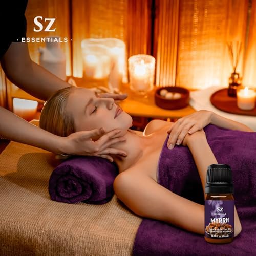 Sz Essentials 5-Year Aged Myrrh Essential Oil – Pure, Undiluted, Therapeutic Grade & Vegan