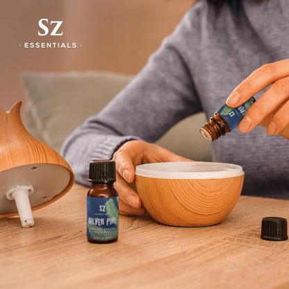 Sz Essentials Silver Pine Essential Oil - 100% Pure Pinus Sylvestris (5ml) | Therapeutic Grade & Vegan