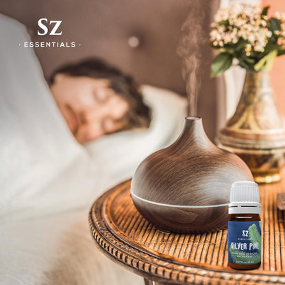 Sz Essentials Silver Pine Essential Oil - 100% Pure Pinus Sylvestris (5ml) | Therapeutic Grade & Vegan