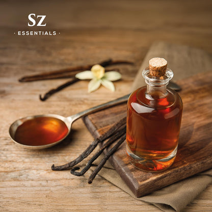Sz Essentials Vanilla Essential Oil – 100% Pure, Undiluted, Therapeutic Grade (5ml)