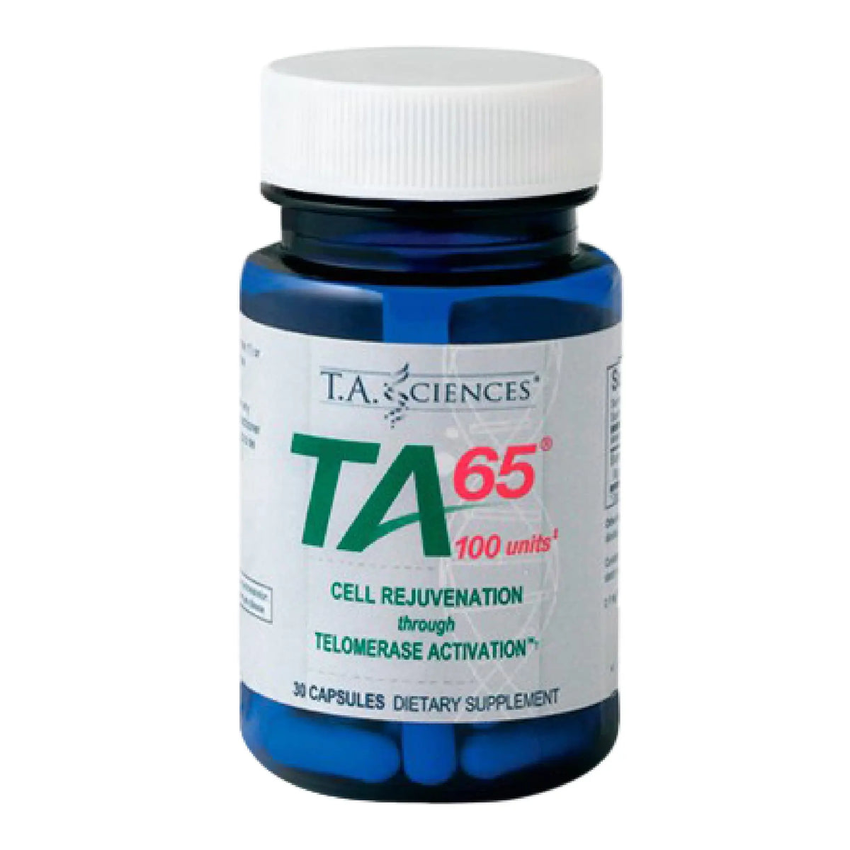 TA-65 Telomerase Activation Supplement – 100 Units, 30 Capsules | T.A. Sciences BritishVita | Premium UK Vitamins & Wellness Supplements
